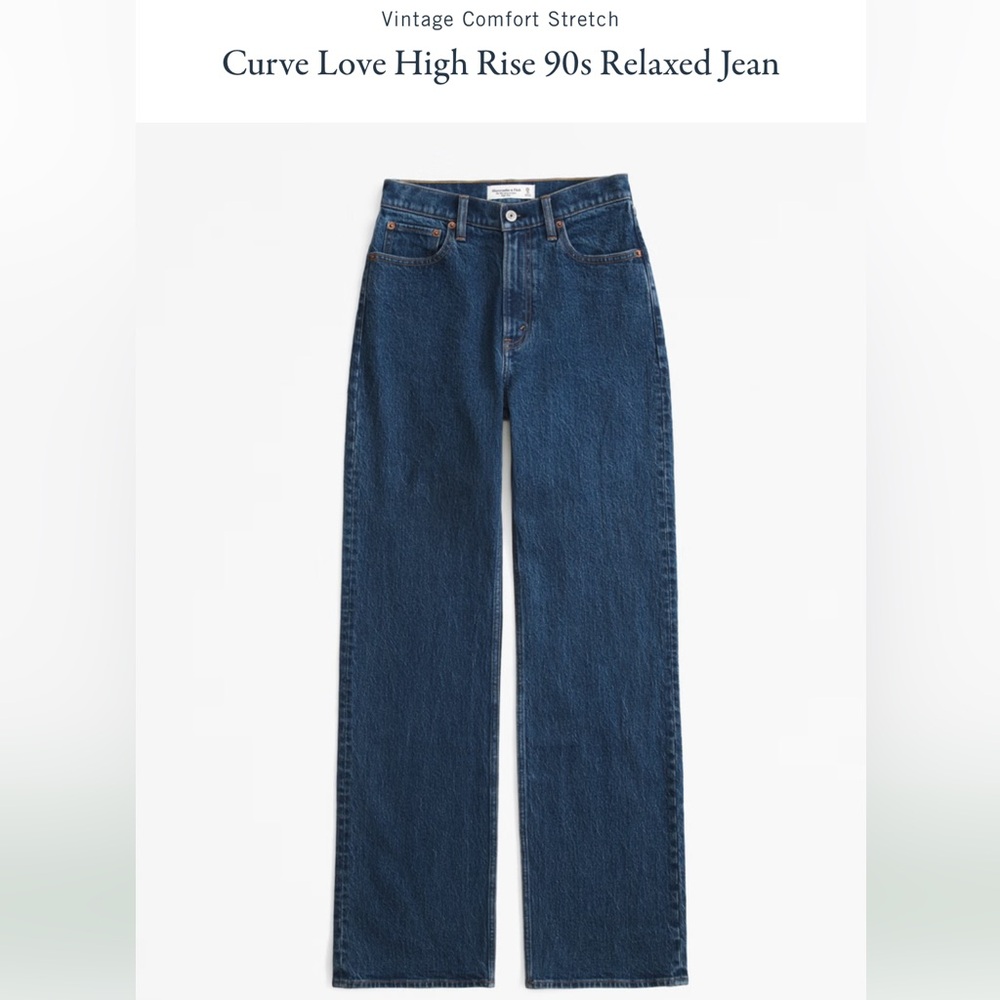 ABERCROMBIE | Curve Love High Rise 90s Relaxed Jean